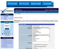 Tablet Screenshot of jobsearch.educationamerica.net
